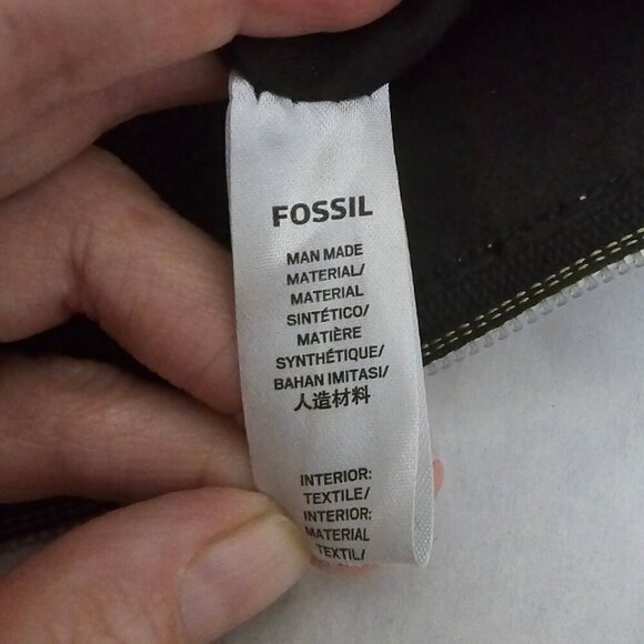 Fossil Farrah Black & Brown Crossbody Purse - Picture 15 of 16